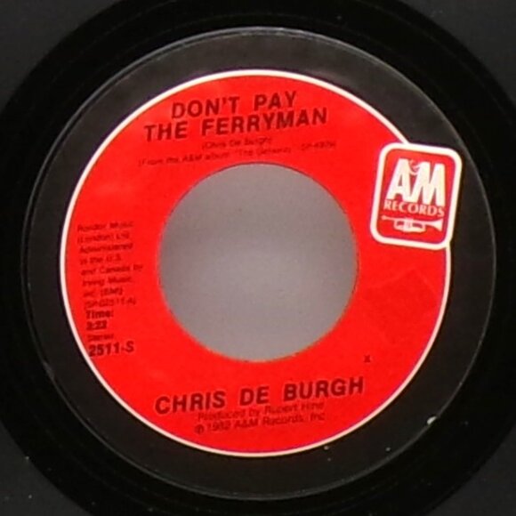 Don't Pay The Ferryman/All The Love I Have Inside by Chris De Burgh 45 - Picture 5 of 6